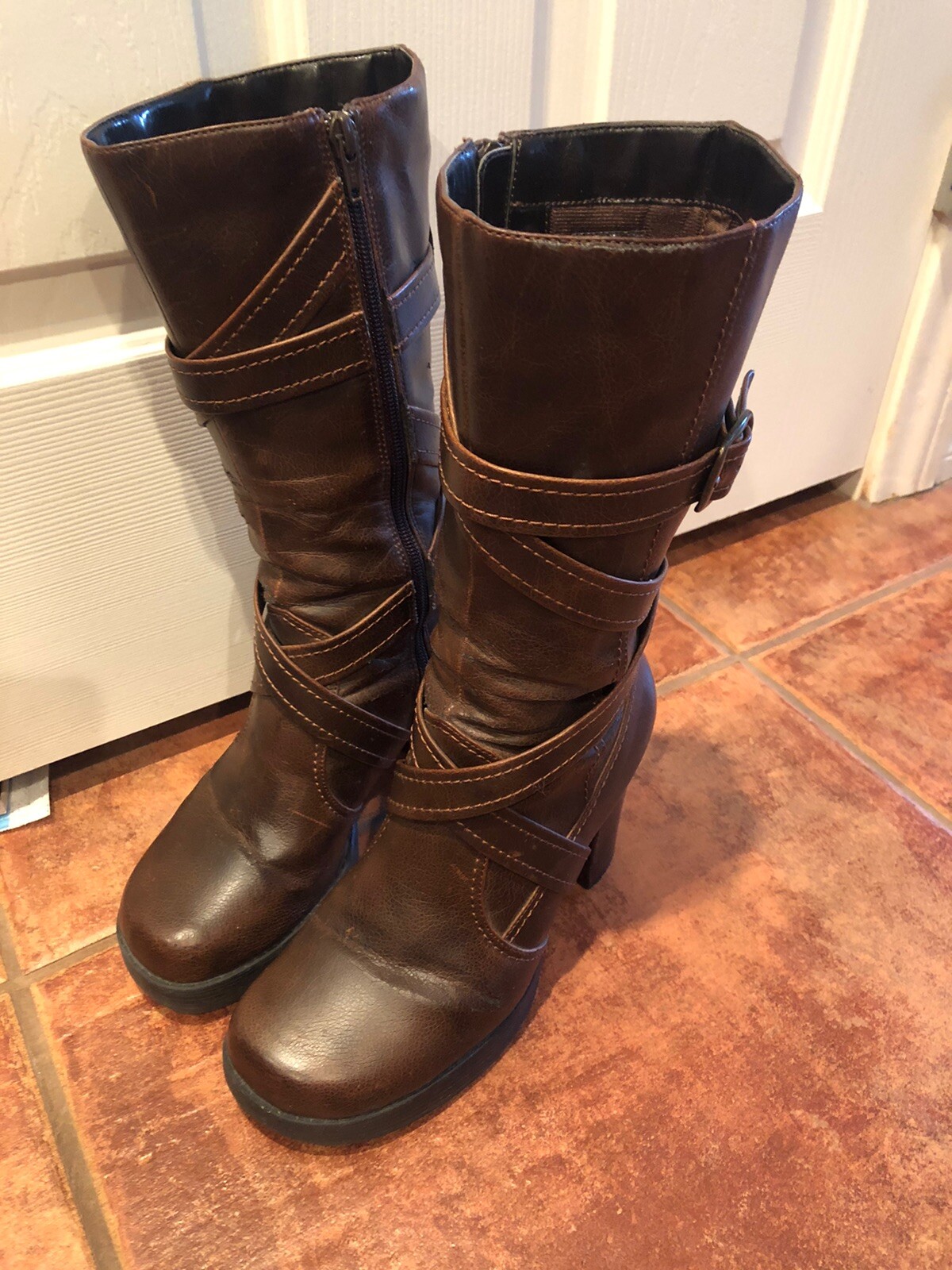 sketchers leather boots