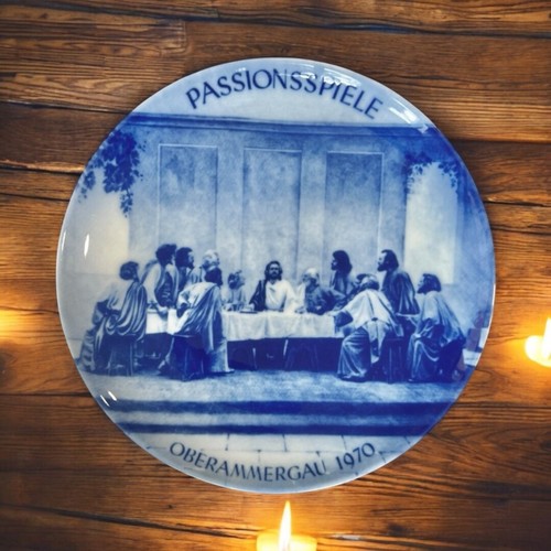 Kaiser Passionsspiele Oberammergau 1970 Passionsgebetsteller 1. Ausgabe Vintage - Bild 8 von 15