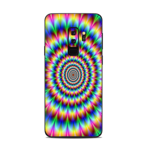 Samsung Galaxy S9 Plus Skins Aufkleber - Trippiges Hologramm schwindlig - Bild 1 von 2