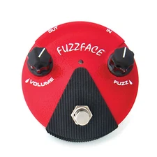Used Dunlop FFM2 Ge Fuzz Face Mini Germanium Distortion Guitar Effects Pedal