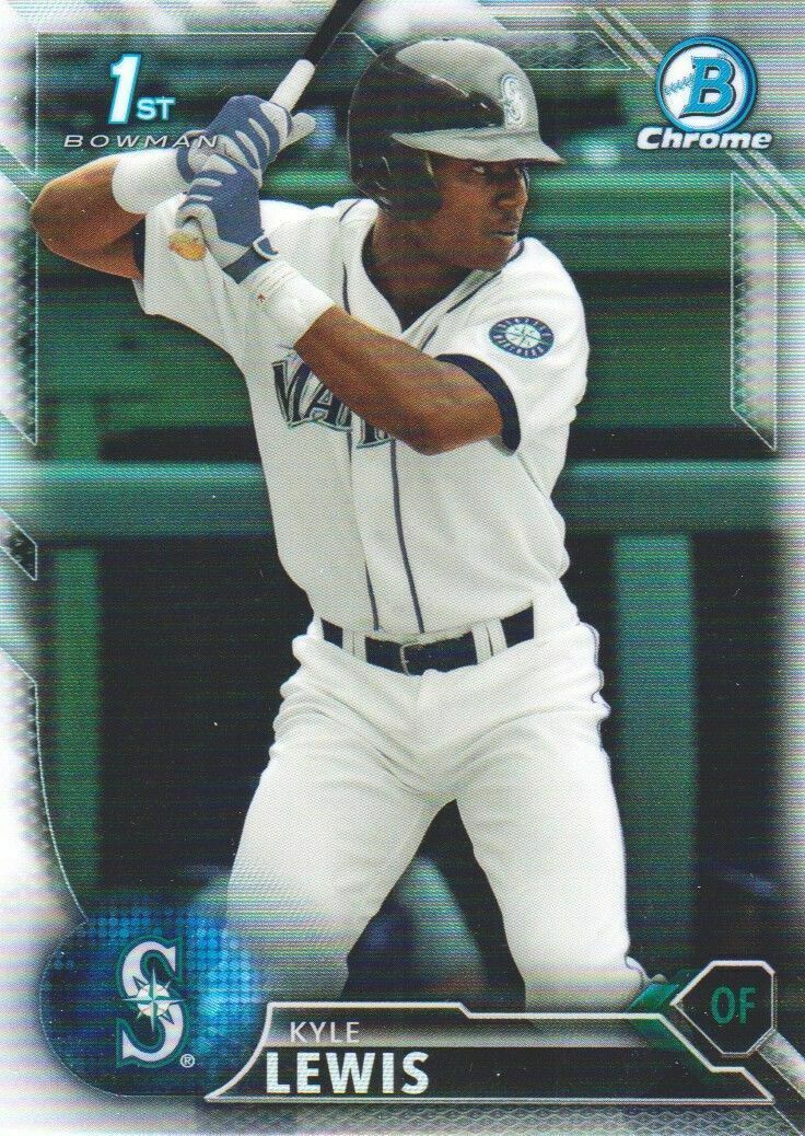 2016 BOWMAN CHROME DRAFT #BDC60 KYLE LEWIS REFRACTOR