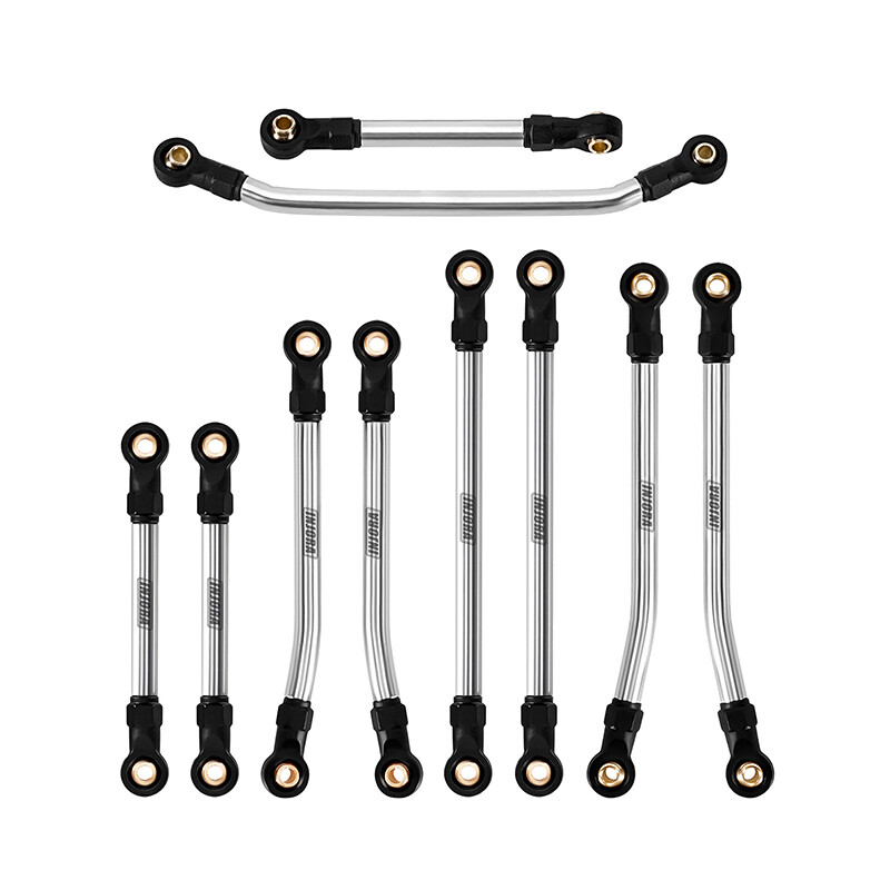 INJORA Stainless Steel Steering Links or Chassis Link for 1