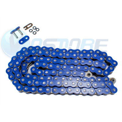 New Blue 525x108 O-Ring Motorcycle Chain 525 Pitch 108 Links 9850