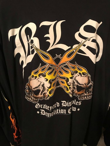 LONG SLEEVE T SHIRT BLS XL FLAMES | eBay