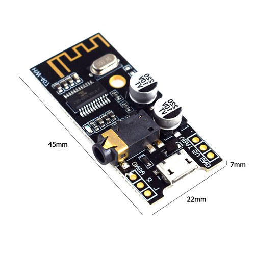 HW-407 Bluetooth-compatible 4.2 HiFi Stereo Audio Receiver Module w/ 3.5mm Outpu - Afbeelding 6 van 7