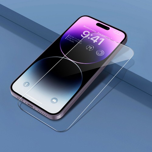 For iPhone 14 Pro/14 Plus/14 Pro Max Premium 9H Tempered Glass Screen Protector - Picture 7 of 12