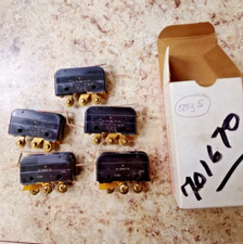 HONEYWELL MICRO SWITCH BZ-RW88-P2 LOT OF 5 NOS