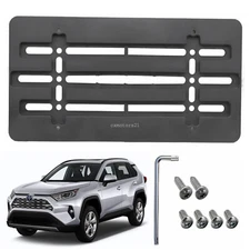 For TOYOTA RV4 Corolla Camry Front Bumper License Plate Mount Bracket Tag Holder