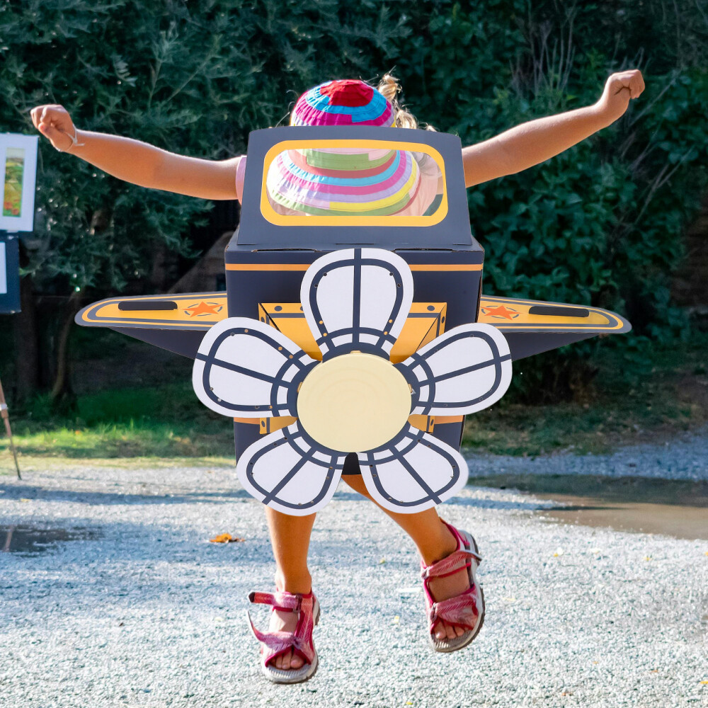 Paper Children Wearing Airplane Toddler Glider Costume for Kids eBay