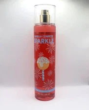 BATH AND BODY WORKS VANILLA CONFETTI SPARKLE BODY MIST 8 FL OZ