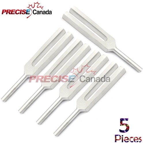 Set Of 5 Tuning Fork Frequency C 1024 Diagnostic Tools - 第 2/2 張圖片