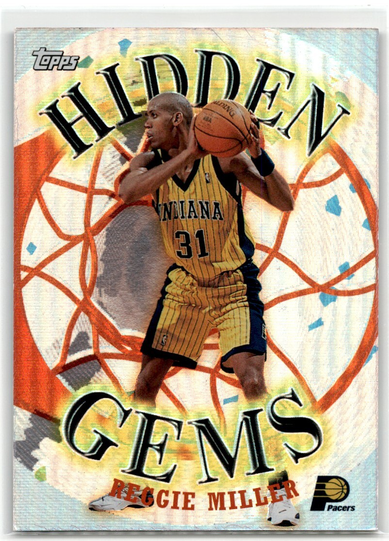 200001 Topps Hidden Gems Reggie Miller Indiana Pacers HG6 eBay