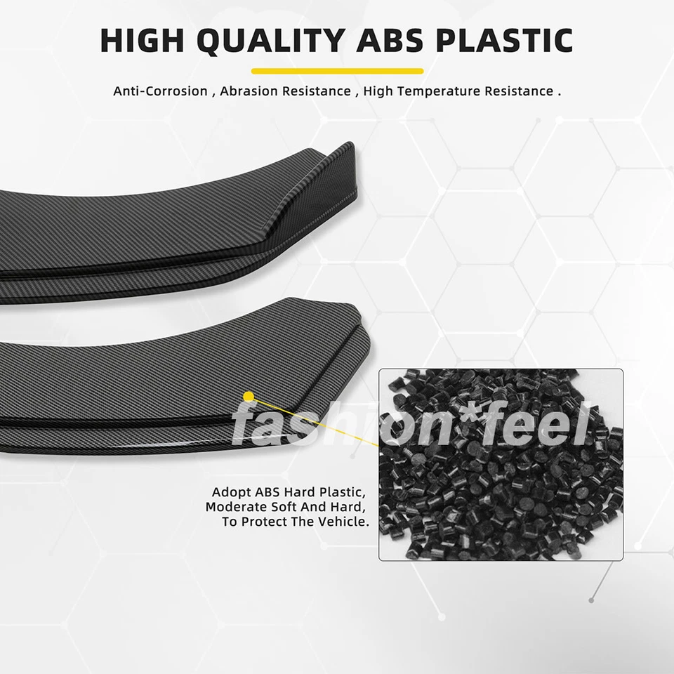 Спойлер из углеродного волокна для переднего бампера седана Hyundai Sonata - Изображение 4 из 4