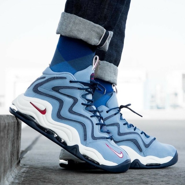 nike air uptempo 97 blu