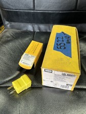 LOT OF 3 NEW Hubbell Valise HBL5866VY Straight Blade Plug 15a 125v 2 POLE