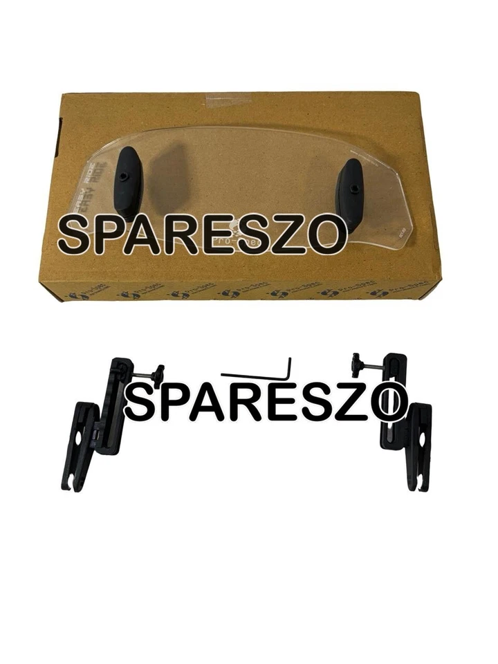 WINDSHIELD EXTENDER CLEAR FIT FOR TRIUMPH TIGER 850/900/1200/HONDA CB 200X/500X - Image 4 of 4