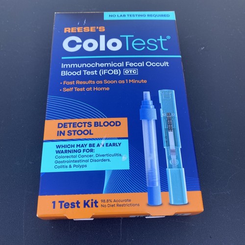 Reese’s ColoTest AtHome Colon Cancer Screening iFOB FIT Test with