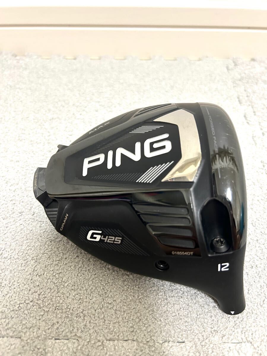 PING G425 MAX Driver 12° head only 12 DR Right Handed USED