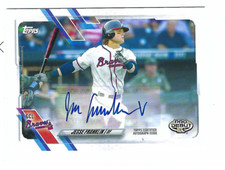JESSE FRANKLIN 2021 TOPPS PRO DEBUT BASEBALL AUTO