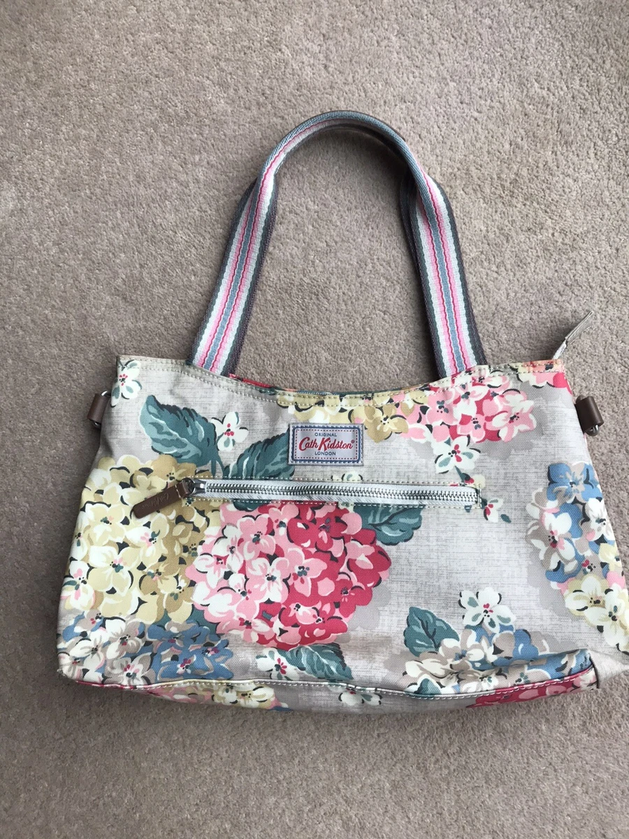 Pre Loved Cath Kidston Floral Oilskin Handbag FAB Condition