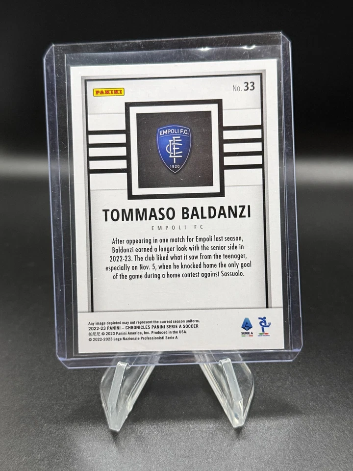 2022-23 Panini Chronicles Tommaso Baldanzi Red /199 RC #33 - Image 2 of 2