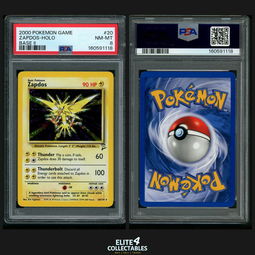 Zapdos graded PSA 8 for sale on eBay