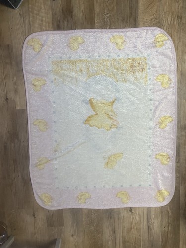 The World Of Baby Mink Ducks In Eggs Baby Blanket Pink Throw 41x31 - Picture 2 of 2