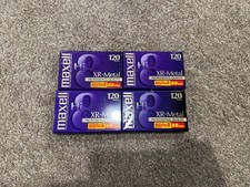 Blank Hi8 Video Tapes Lot of 4 New Sealed Maxell XR Metal