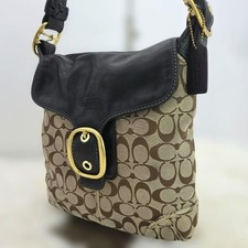 COACH Shoulder Bag Signature Soho Authentic From Japan