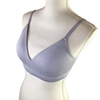 Third Love Wireless Lightly Lined Bra Lilac Size 34D MD+ Comfort