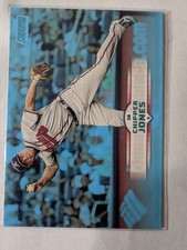 2025 Stadium Club #84 Chipper Jones Light Blue Foil