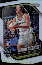 2025 Panini Prizm WNBA Silver Prizms Maddy Siegrist Card #50