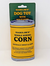 Trader Joe's - Can of Corn Dog Toy with Squeaker