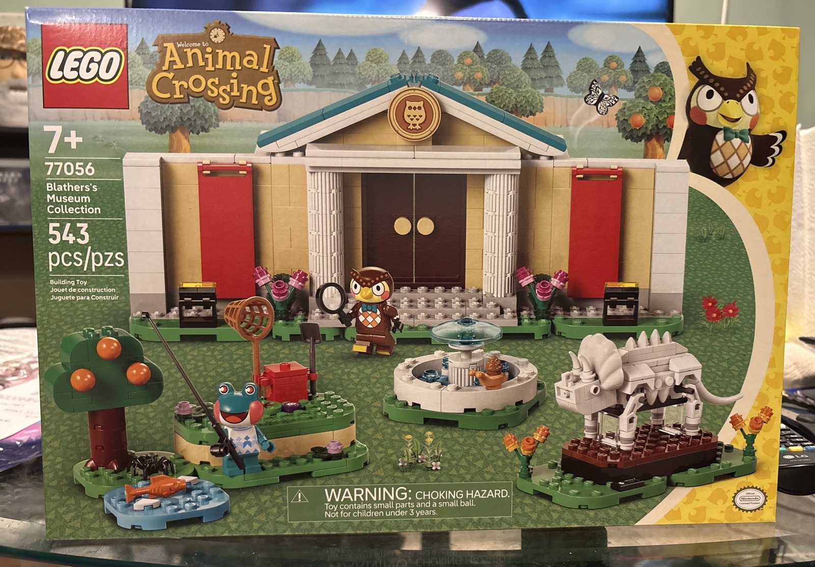 LEGO Animal Crossing Blathers&rsquo;s Museum Collection Building