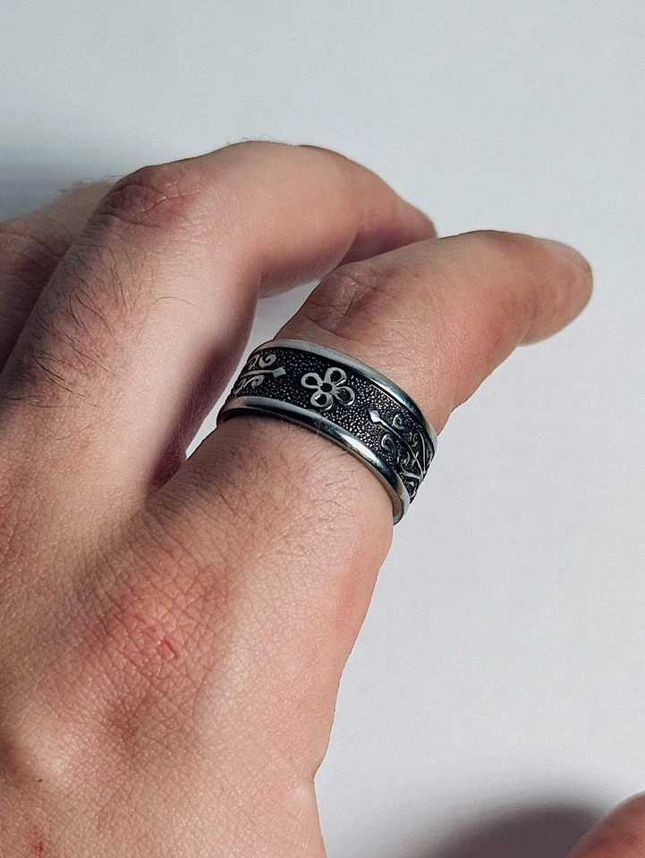 Madame’s Web Spoon Ring - Vintage - Handmade - Stainless Steel - Sizes 4-15US - Image 2 of 4