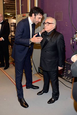 Actor Sacha Baron Cohen director Martin Scorsese at AFI's 41st Life- Old Photo 1