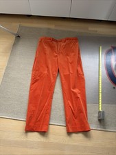 Vintage Polo Ralph Lauren Mens Pants Orange Corduroy 40x30 Trousers