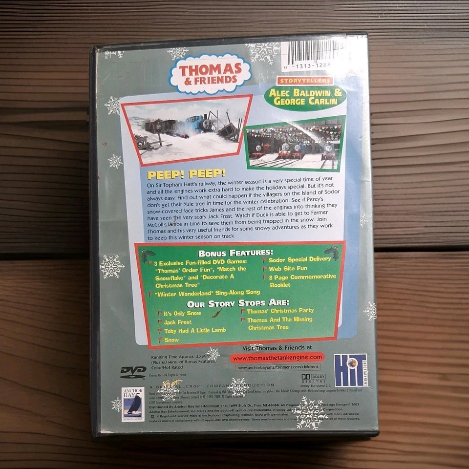 Lot of 2 Thomas & Friends DVD Spills & Chills/Thomas' Snowy Surprise Foto 3 de 4