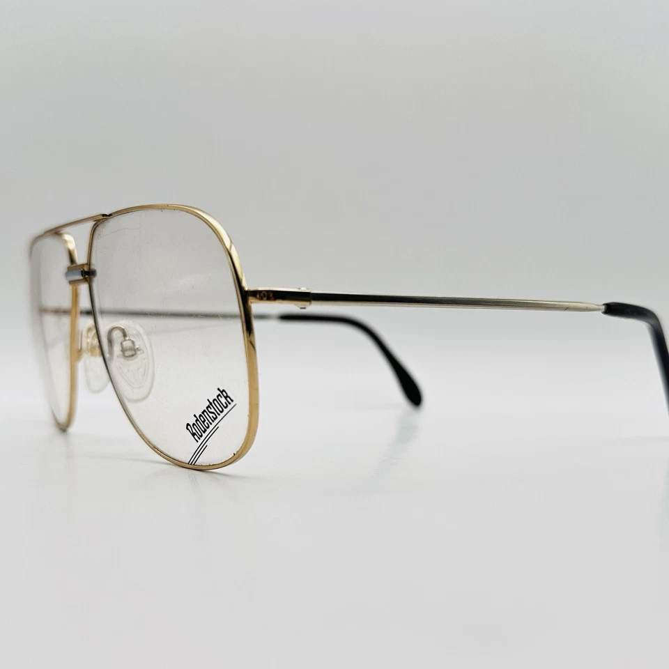 Gafas Rodenstock Hombres Damas Ovaladas Dorado Flyer Mod 883 Verdadero De Colección Años 80 Nuevo de Lote Antiguo Foto 4 de 4