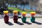 vintage fisher price little people king,quen,prince,princess