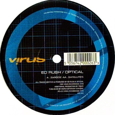 Ed Rush & Optical - Zardoz / Satellites (12'')