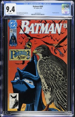 Batman #449 (DC Comics Late June 1990) CGC 9.4