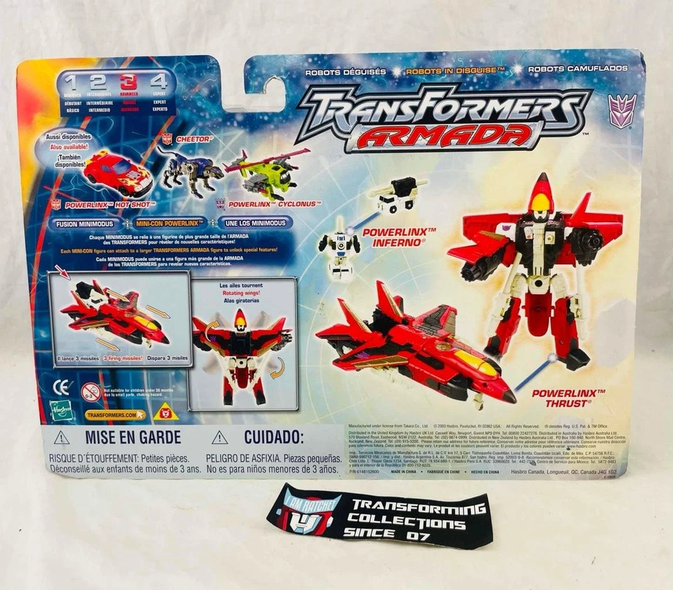 Transformers Armada Deluxe Class Powerlinx Trust With Inferno MOSC - Image 2 of 2