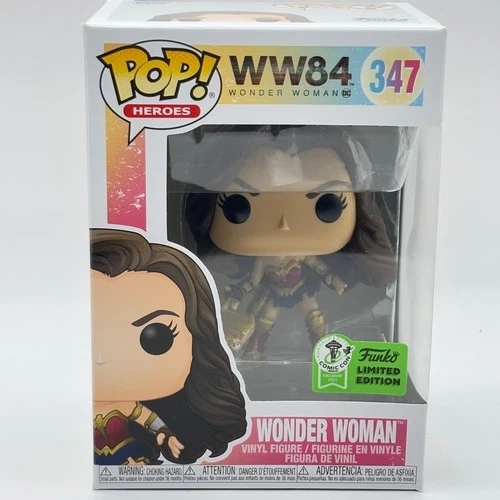 Funko Pop! Wonder Woman WW84 - Wonder Woman #347 ECCC 2021 Exclusive Sticker