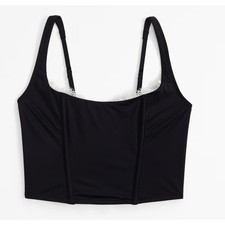 NWT Abercrombie Fitch Lace and Satin Bustier Sz. XS