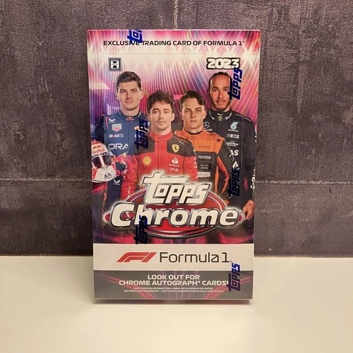 2023 Topps Chrome Formula 1 Racing Hobby Box Factory Sealed