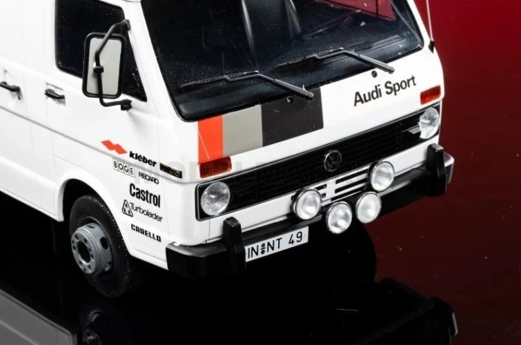 OTTO-MOBILE OT418 VOLKSWAGEN RALLY SET LT35 VAN + TRAILER + AUDI QUATTRO A2 TEAM - Immagine 4 di 4