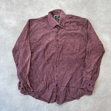 Bexleys Cord Shirt Men's Medium Vintage Corduroy Long Sleeve Button Down, Red2