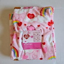 Plush Throw Blanket Care Bears/50in. X 70in.
