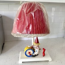 Vintage 80  s Musical Clown Nursery Lamp Made In Japan